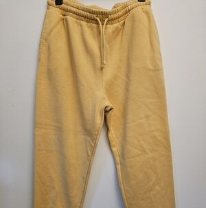Zara Light Yellow Sweatpants